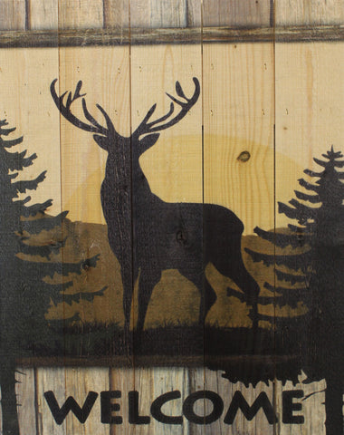 Pallet Art (Deer Welcome)