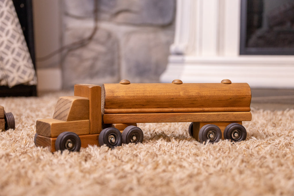 Wooden Toy Tanker Truck (Small)