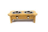 Wood Pet Feeder (Tall, Pint Bowl Capacity)