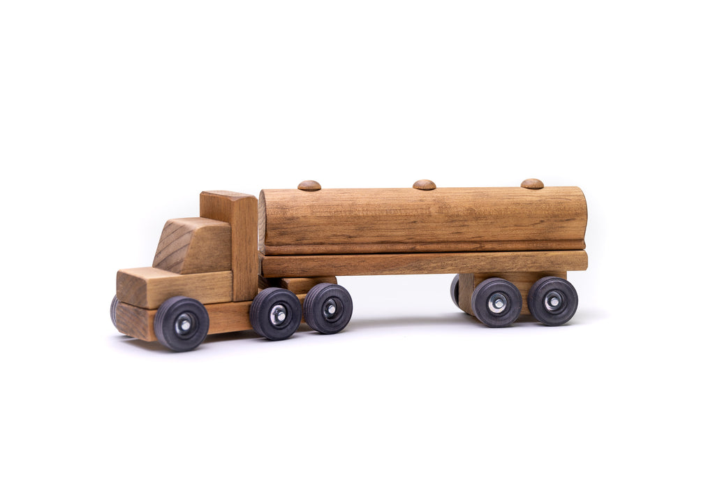 Wooden Toy Tanker Truck (Small)