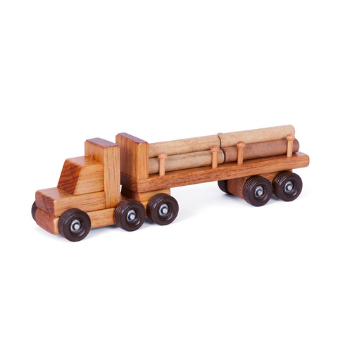 Wood Toy (Log Truck)