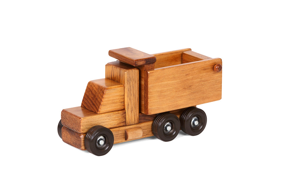 Wooden Toy Small Dump Truck