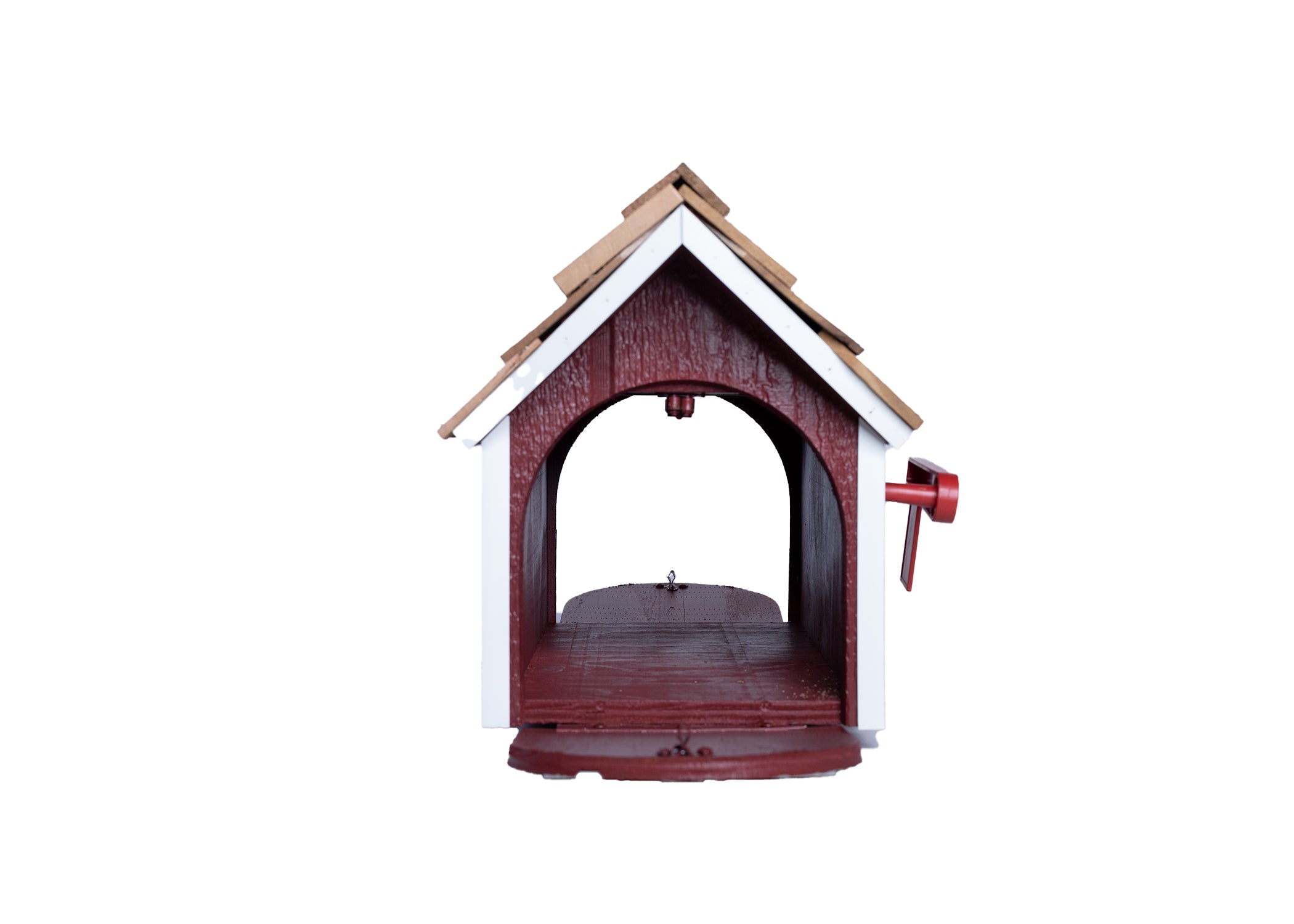 Mailbox (Wood Double Door, Cedar Shake Roof)